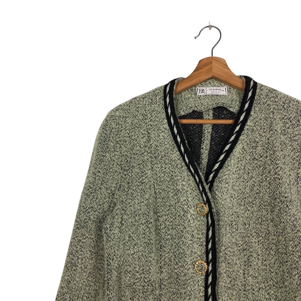 Designer × Vintage 📌Vintage Wool Tweed Jacket Domina Made in Italy Size US M / EU 48-50 / 2 - 7 Thumbnail