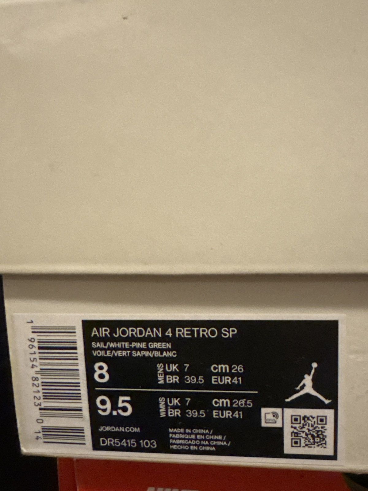 Nike SB Size 8M - Jordan 4 Pine Green Size US 8 / EU 41 - 9 Thumbnail