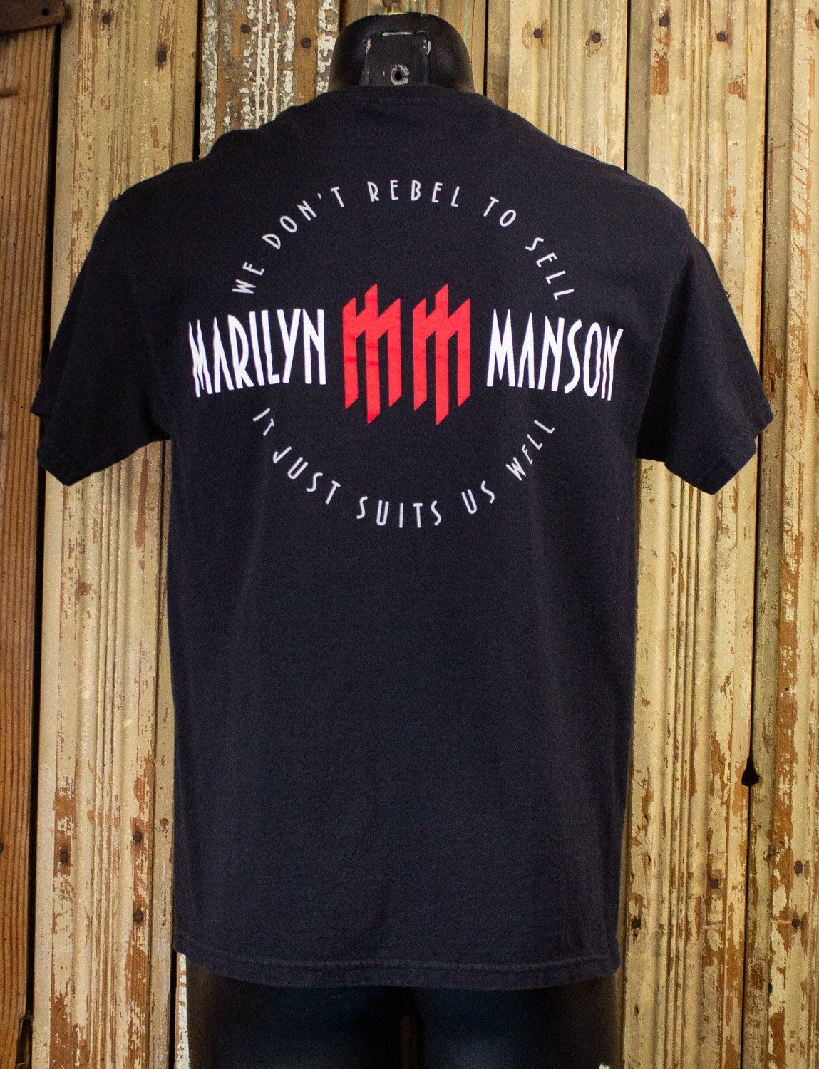 Band Tees × Vintage Marilyn Manson The Bright Young Things Concert Tee 2003 Size US M / EU 48-50 / 2 - 2 Thumbnail