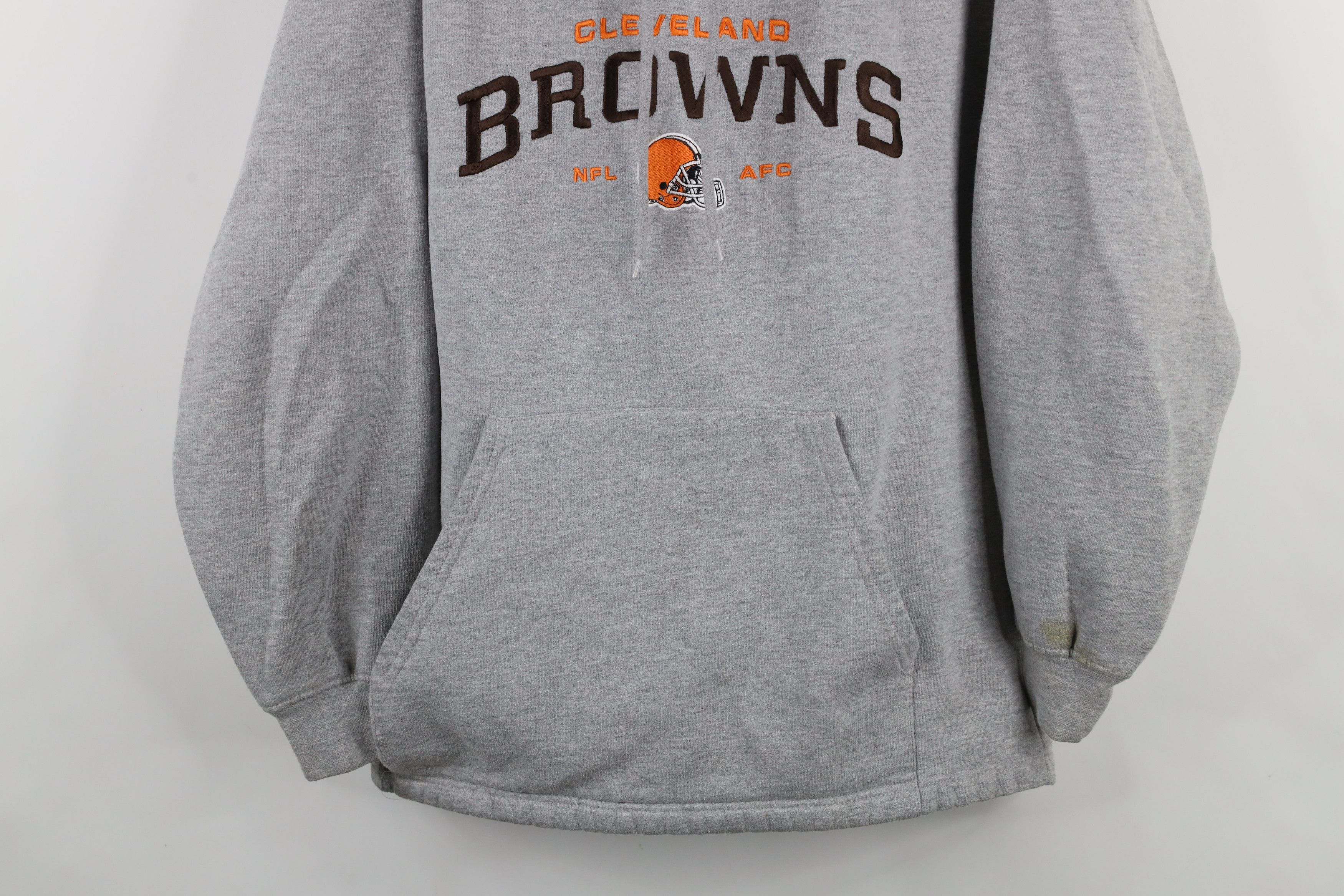 Vintage Vintage NFL Spell Out Cleveland Browns Football Hoodie Size US L / EU 52-54 / 3 - 3 Thumbnail