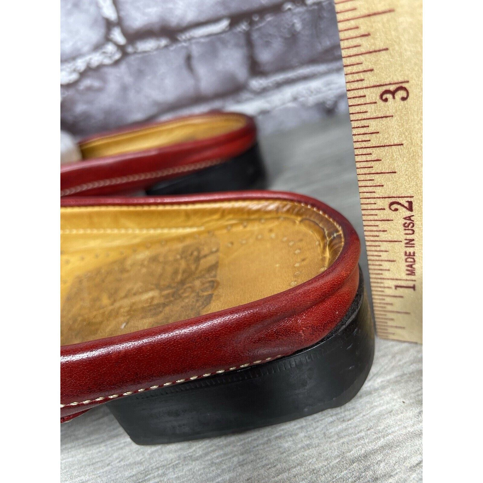 Cole Haan Cole Haan Country Red Leather Strap Mules Shoes Women Sz 6.5 Size US 6.5 / IT 36.5 - 8 Thumbnail