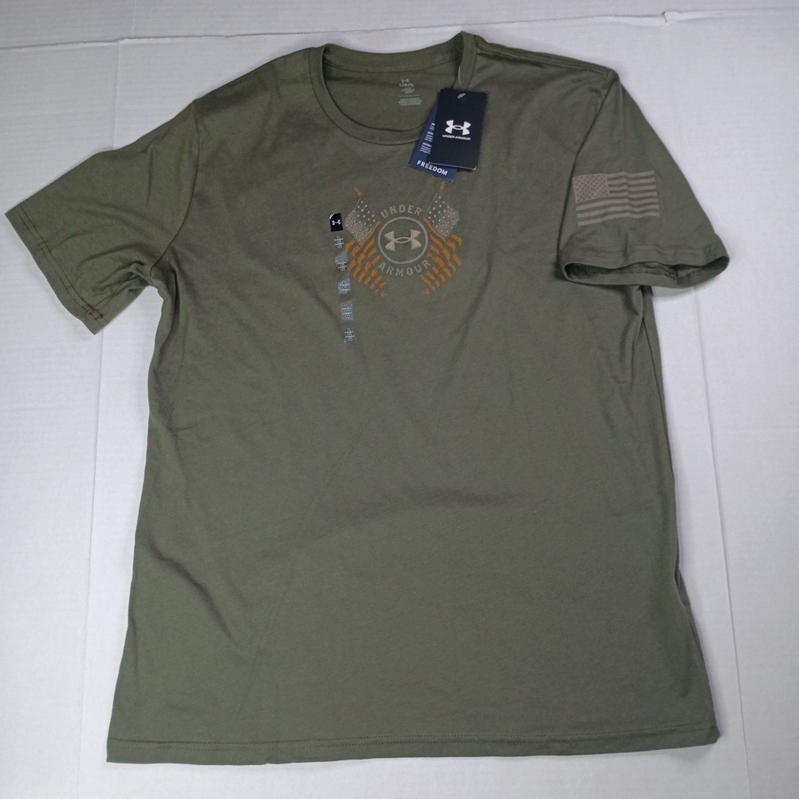 Under Armour Under Armour Military Graphic Tee Men's L Freedom T-Shirt Size US L / EU 52-54 / 3 - 2 Thumbnail