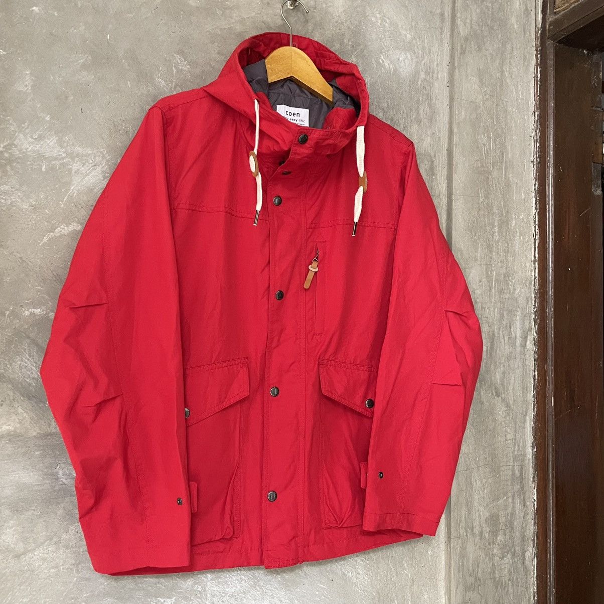 Japanese Brand Coen Co Ltd Tokyo Red Mountain Parka Outdoor Coat Jacket Men Size US M / EU 48-50 / 2 - 4 Thumbnail