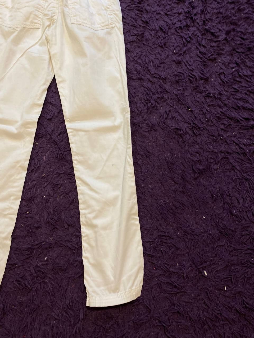 Versace Denim pants white luxury vintage Versace jeans Y2K Size US 27 - 19 Thumbnail