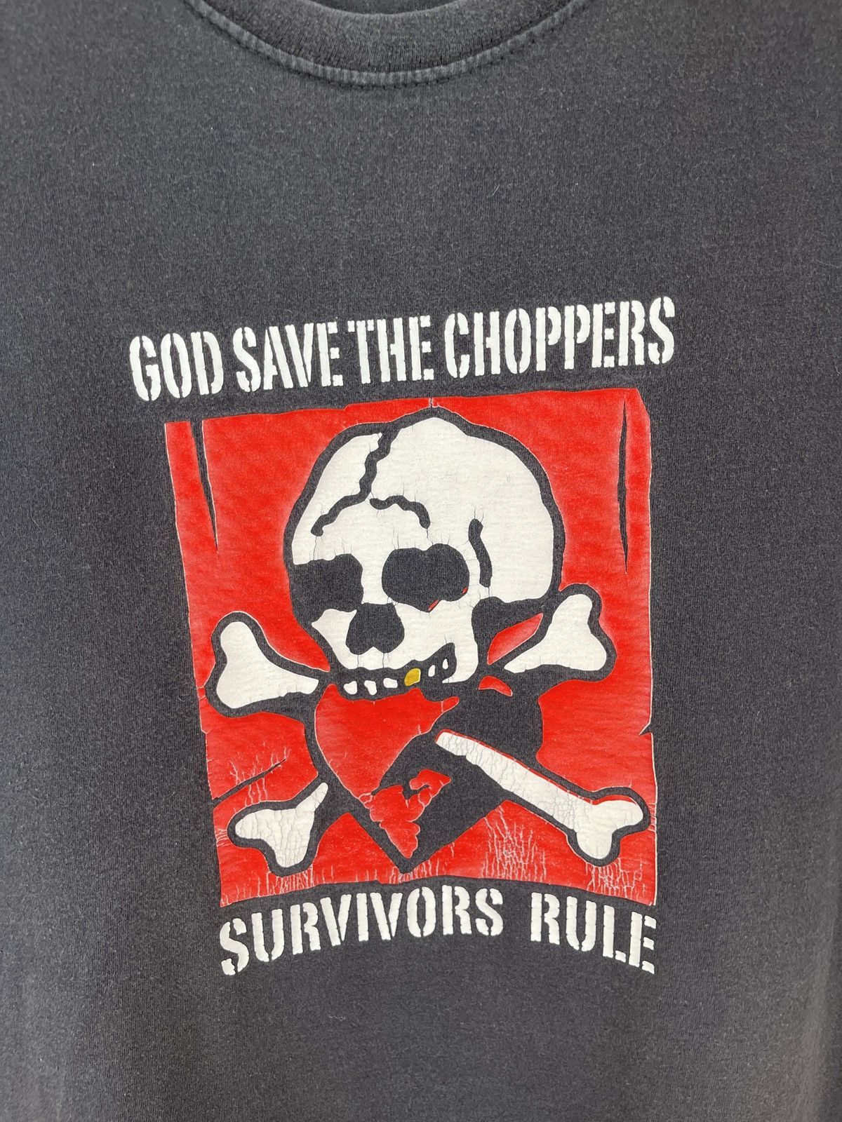 Band Tees Vintage God Save the Choppers Mekka T-shirt Survivors Rule Size US L / EU 52-54 / 3 - 6 Thumbnail