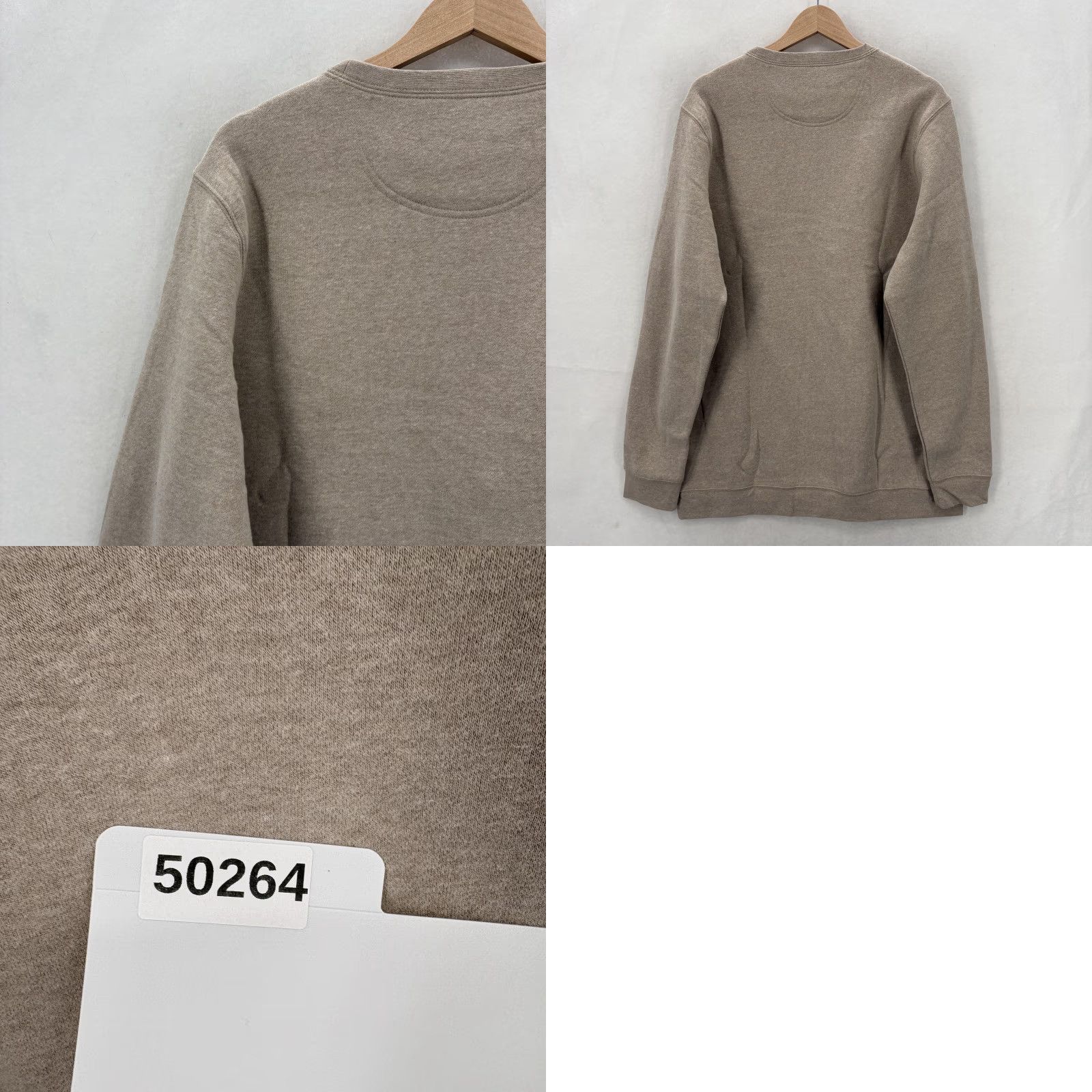 Croft & Barrow Croft & Barrow Sweatshirt Mens LT Beige Fleece Pullover Big & Tall Crewneck NWT Size US L / EU 52-54 / 3 - 9 Thumbnail
