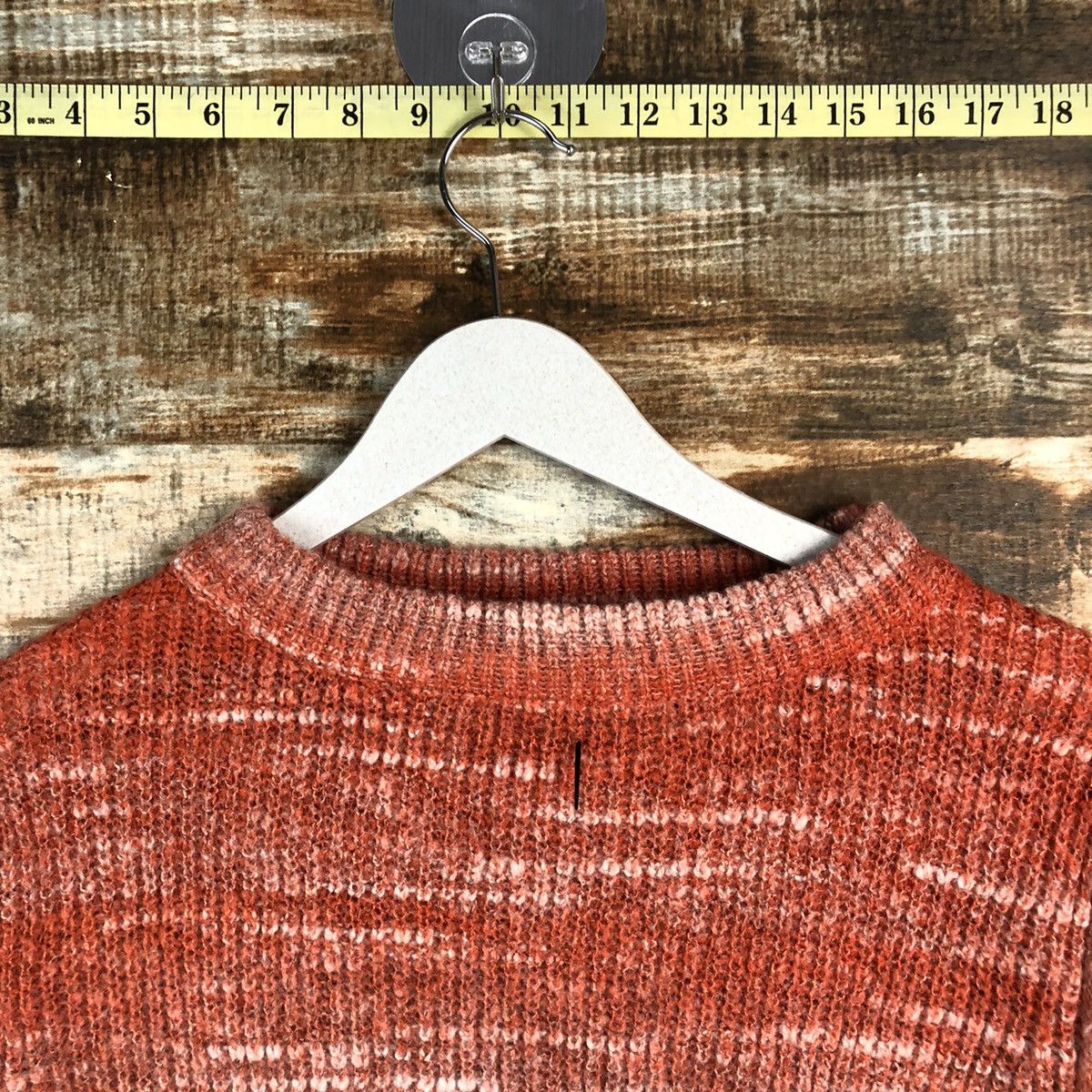 Japanese Brand DL Jeume Maman Orange Knitwear #C437 Size US M / EU 48-50 / 2 - 4 Thumbnail