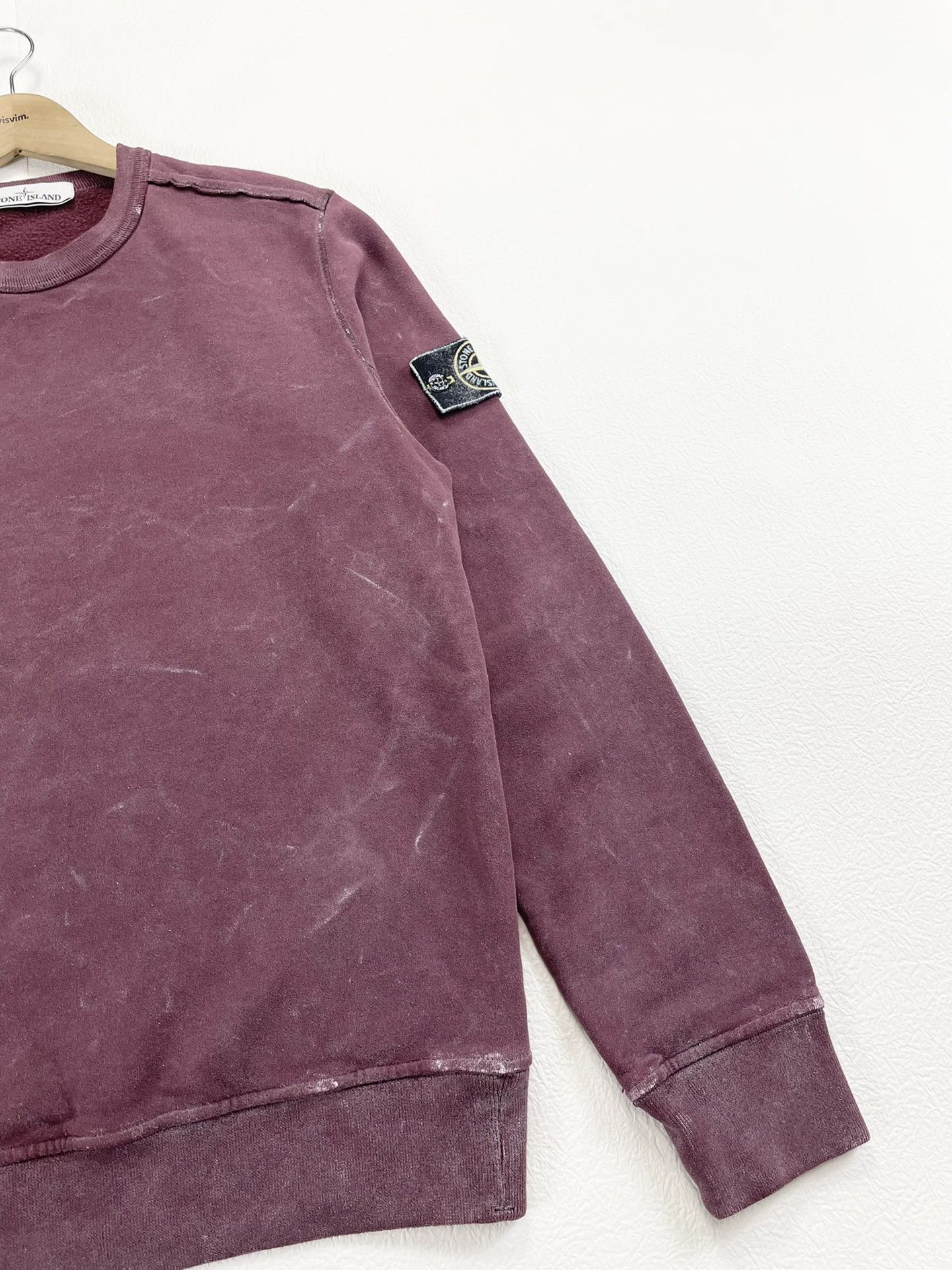 Stone Island Stone Island 17AW Frosted Hoodie Magenta S Size US S / EU 44-46 / 1 - 7 Thumbnail