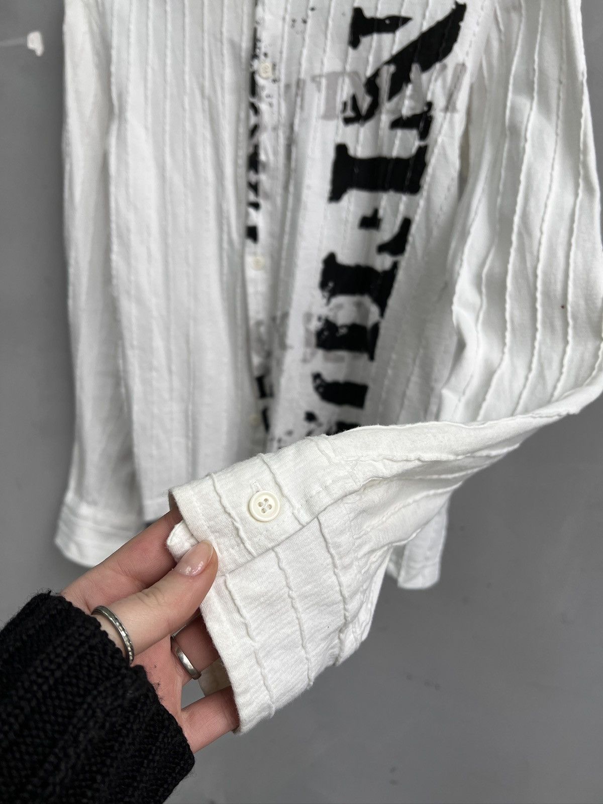 Diesel Distressed 3d opium gothic long sleeve hysteric glamour y2k Size US L / EU 52-54 / 3 - 5 Thumbnail