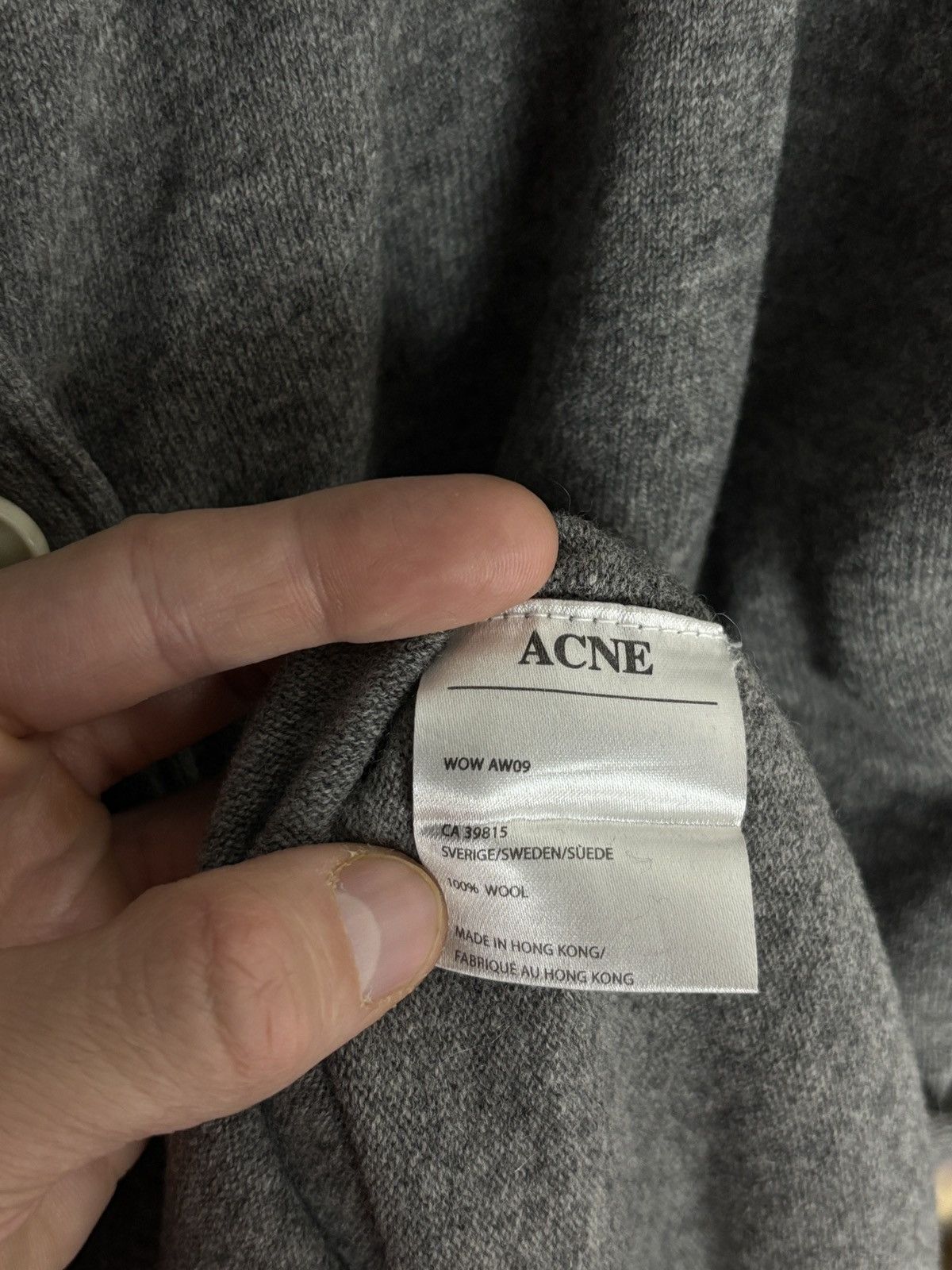 Acne Studios Acne Studios Vintage Archival Short Sleeve Buttoned Cardigan Size S / US 4 / IT 40 - 7 Thumbnail