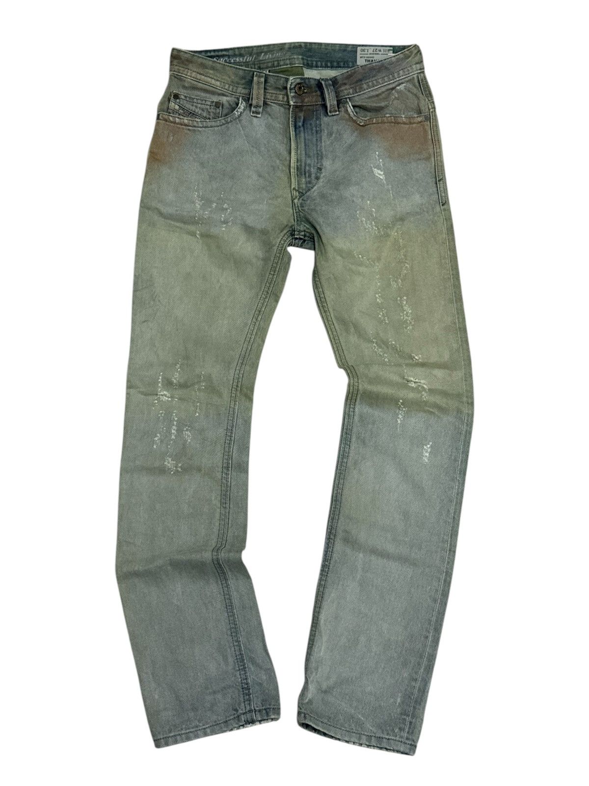 Diesel Diesel Thavar Mud Wash Slim Skinny Jeans Size US 30 / EU 46 - 1 Thumbnail