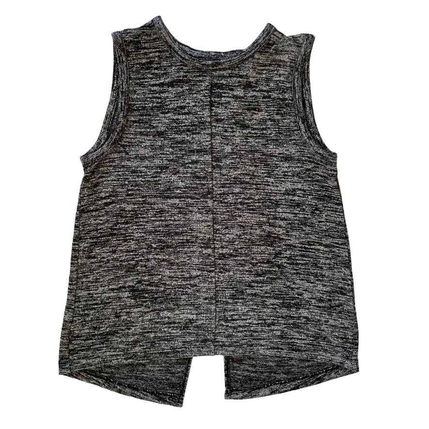 Rag & Bone Rag & Bone Nicole Heather Black Open Sleeveless Tank Top Size S / US 4 / IT 40 - 1 Thumbnail