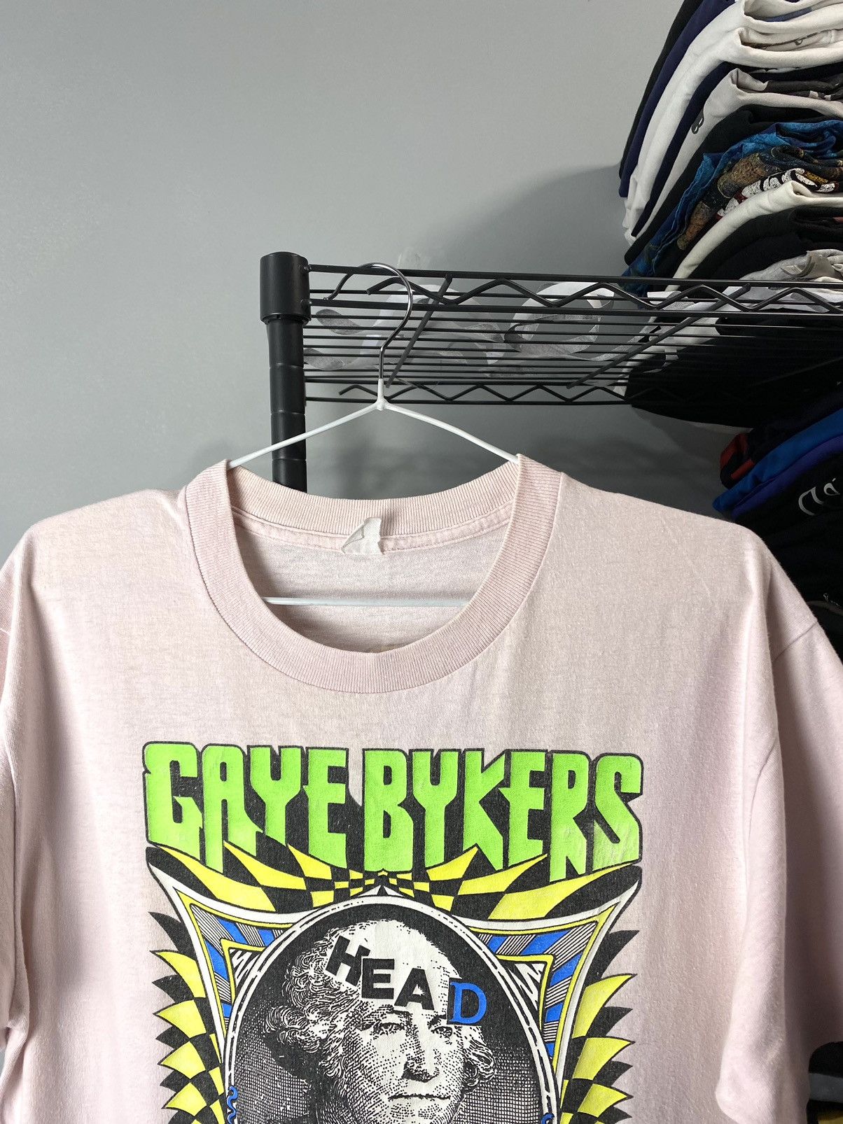 Band Tees Rare! Vintage 80’s Gaye Bykers On Acid American Tour T Shirt Size US L / EU 52-54 / 3 - 3 Thumbnail