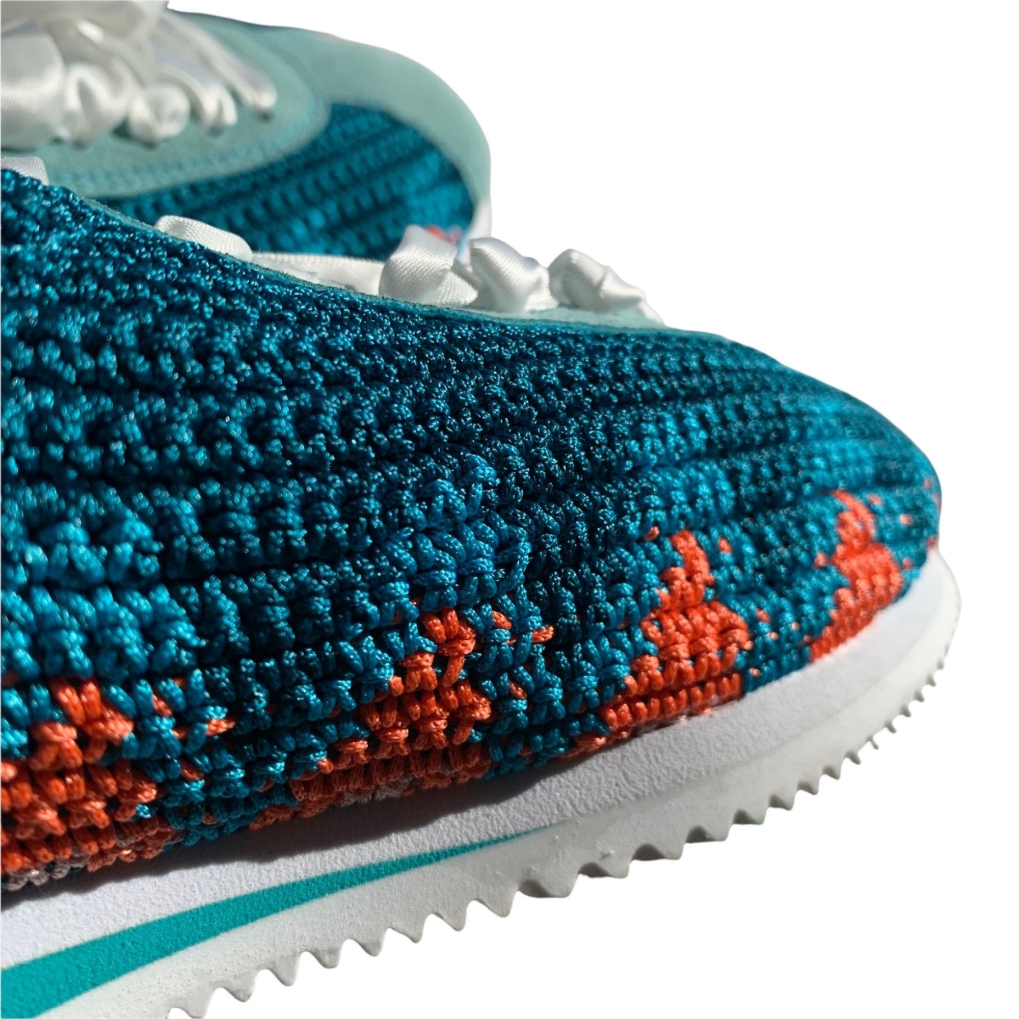Other Poppy Crocheted Lace Up Teal Boho Comfort Fashion Sneakers 6 Size US 6 / IT 36 - 8 Thumbnail