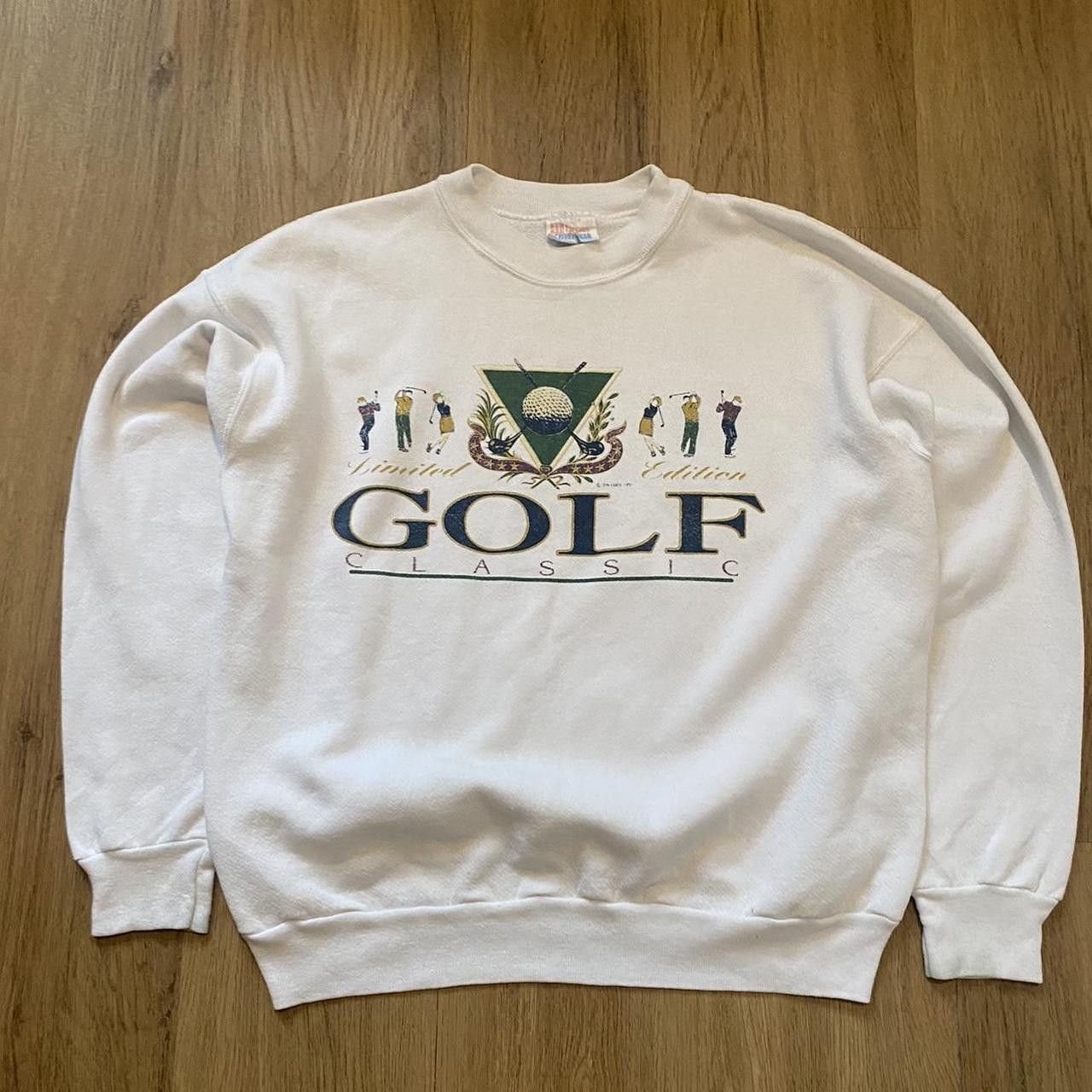 Hanes 1994 Vintage Hanes white golf crewneck sweatshirt Size US S / EU 44-46 / 1 - 1 Thumbnail