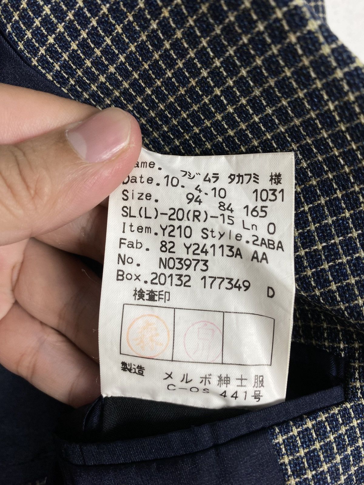 Givenchy Rare‼️ Vintage Givenchy Checked Blazer Made in Japan Size US M / EU 48-50 / 2 - 9 Thumbnail