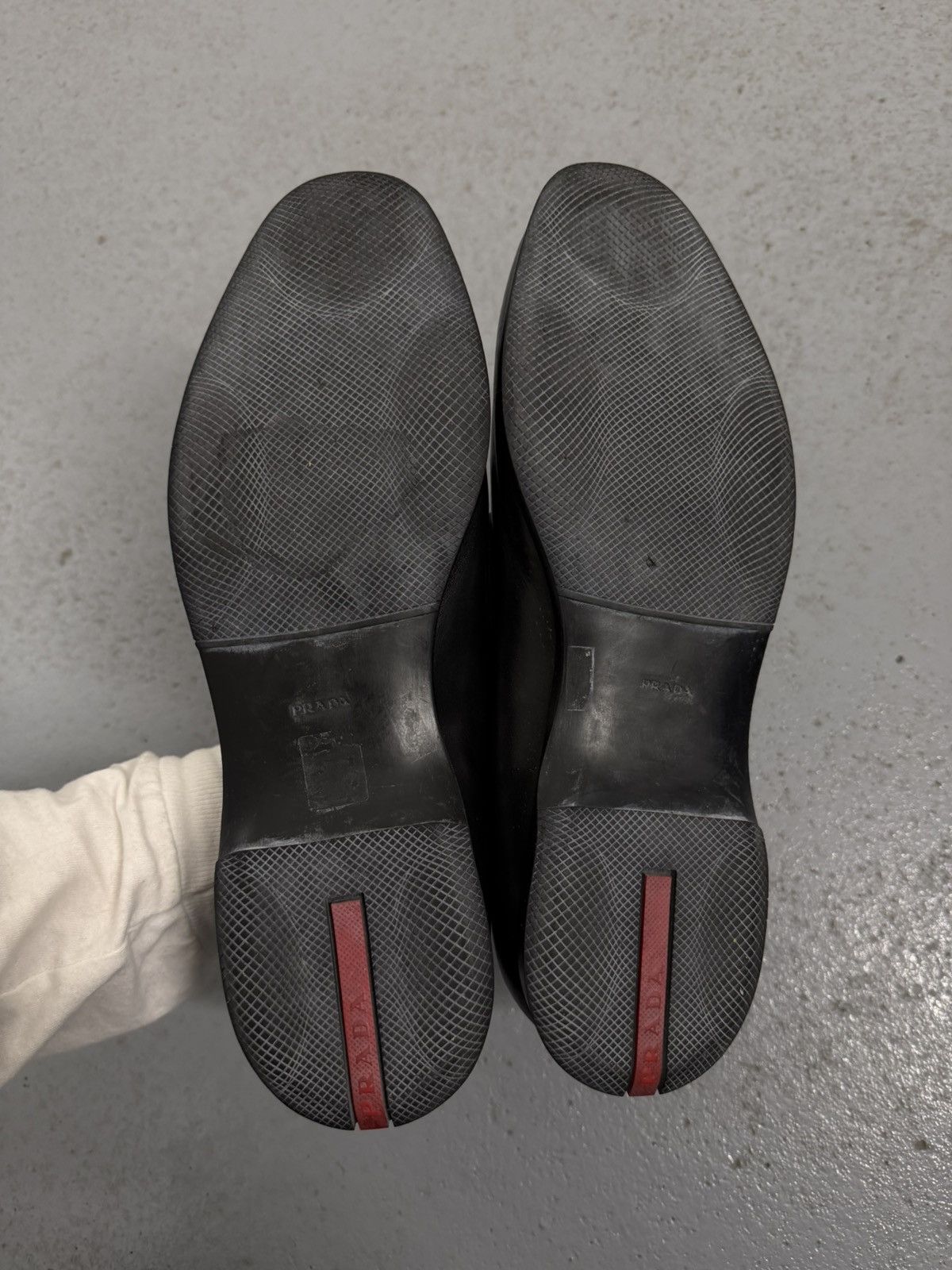 Prada Prada Leather Penny Logo Loafers Size US 11 / EU 44 - 12 Thumbnail