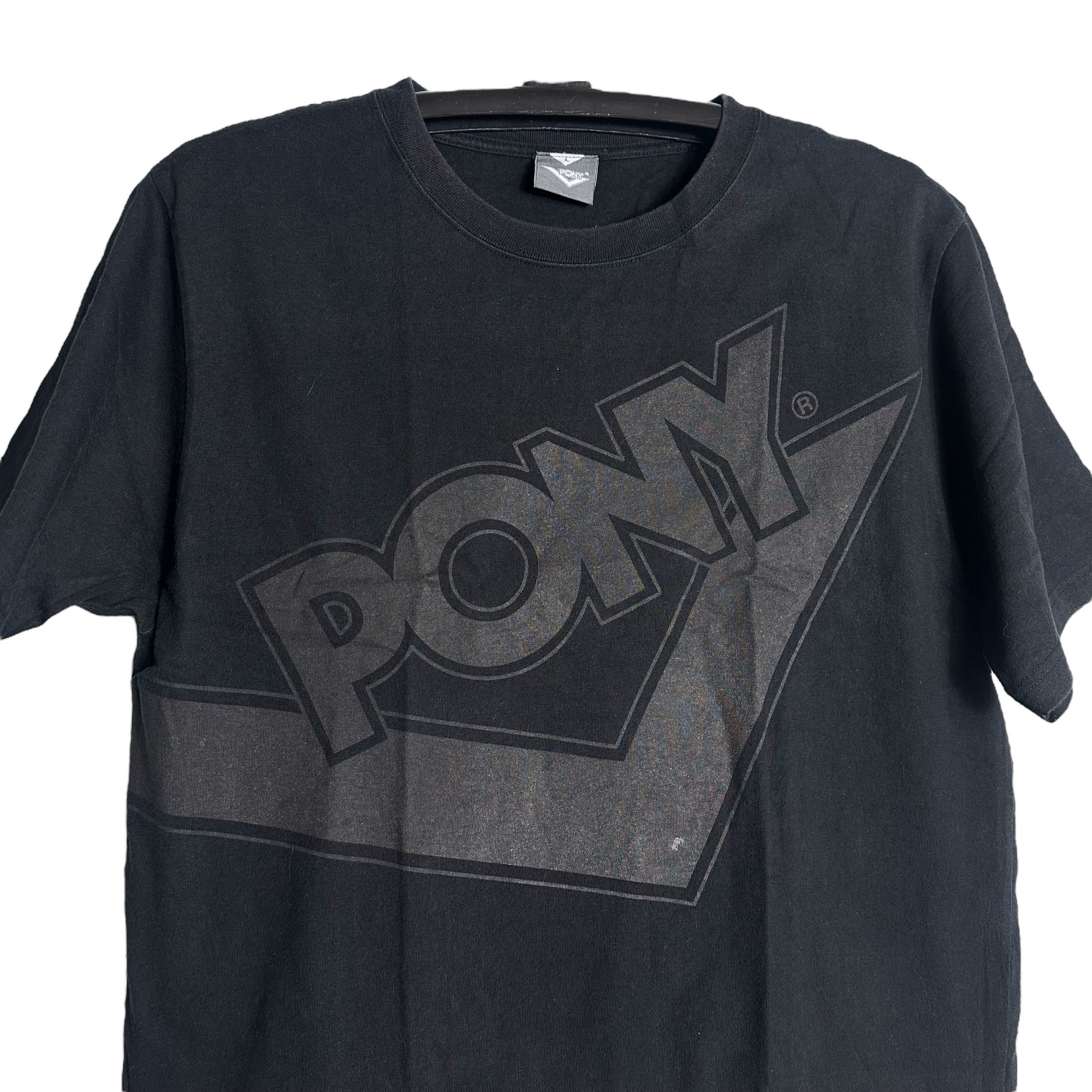 PONY × Vintage 🔥RARE🔥Vintage Pony Shoes Skateboard Spell Out T-shirt Size US L / EU 52-54 / 3 - 2 Thumbnail