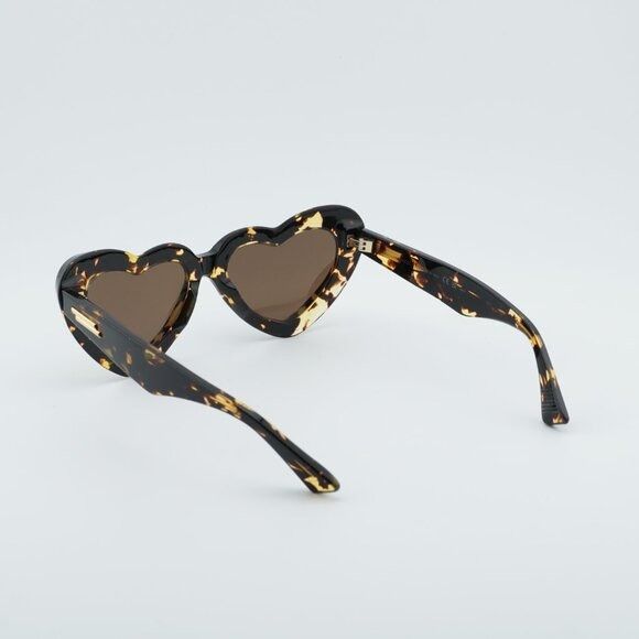 Bottega Veneta Bottega Veneta BV1432S 002 Sunglasses Havana Geometric Frame Size ONE SIZE - 11 Thumbnail