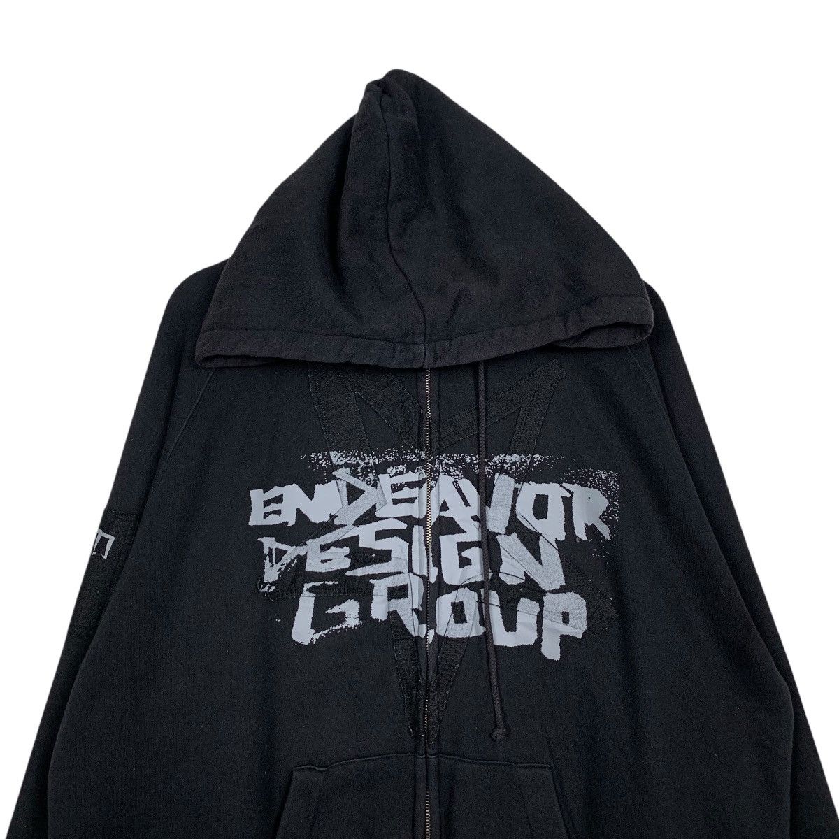 Japanese Brand ENDEAVOR Design Group Big Logo Zipper Hoodies #1725-C76 Size US L / EU 52-54 / 3 - 3 Thumbnail