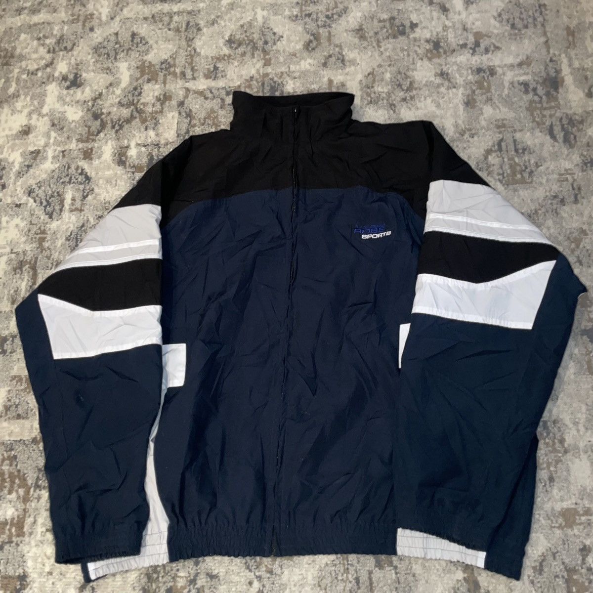 メンズウェア Martine Rose Crushed Track Jacket Martine Rose Crushed Track Jacket in Navy | FWRD