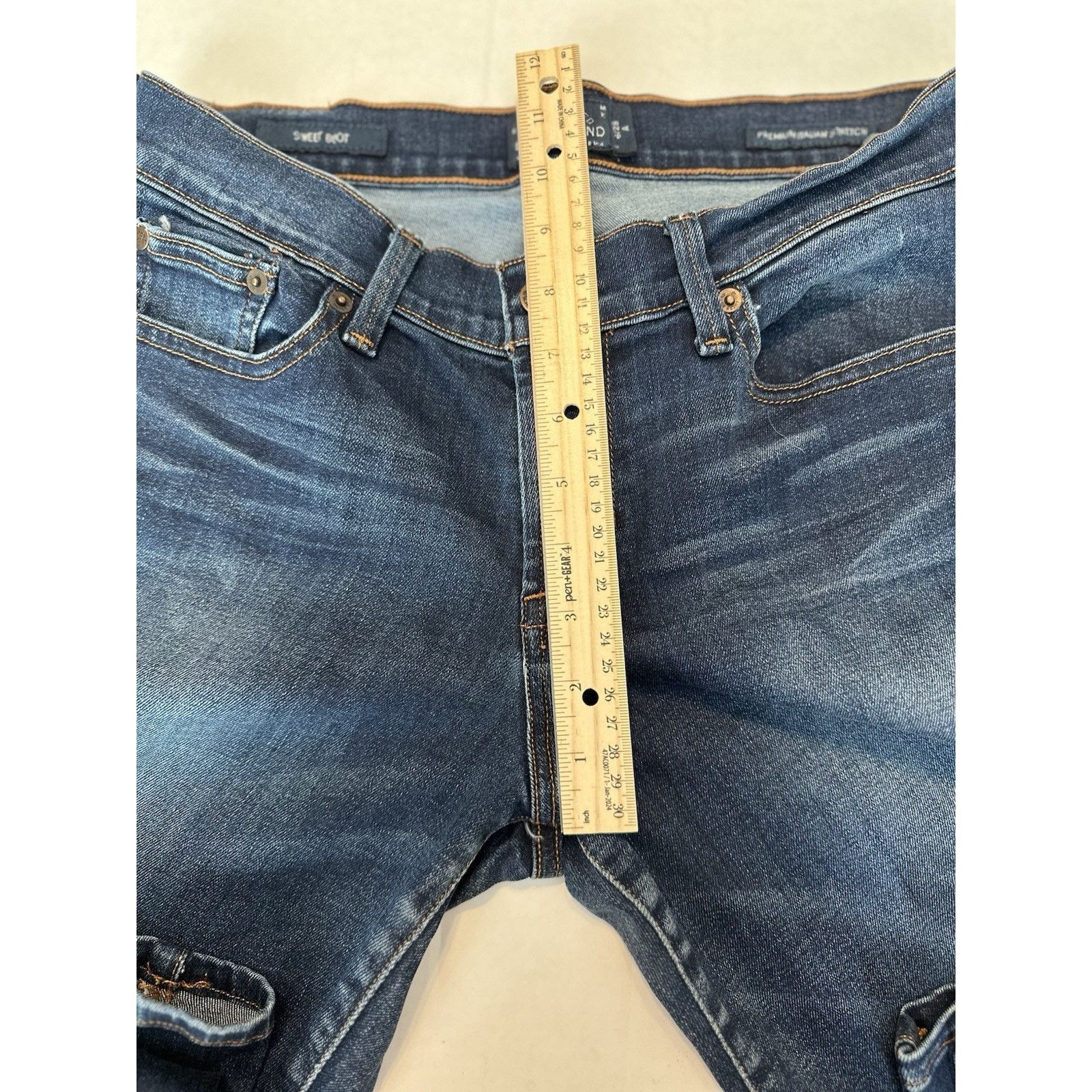 Lucky Brand Lucky Brand Jeans Premium Italian Stretch Bootcut 6/28A Blue Size 30" / US 8 / IT 44 - 9 Thumbnail