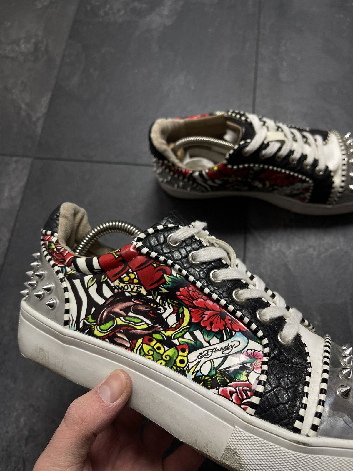 Streetwear Vintage rare ed hardy low top sneakers Size US 6 / IT 36 - 3 Thumbnail
