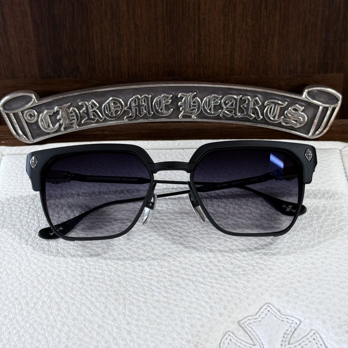 Chrome Hearts Chrome Hearts LMGA 1/1 ‘Dark Triad’ Sunglasses Size ONE SIZE - 1 Thumbnail