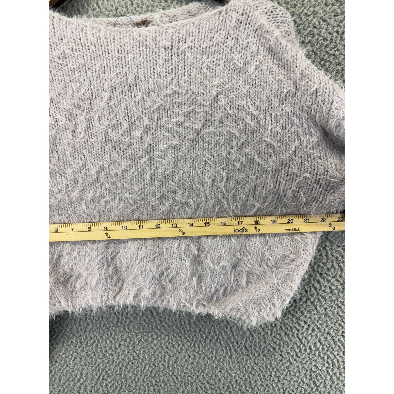 Free People Free People Olivia Pullover Fuzzy Cropped Sweater Womens S Size S / US 4 / IT 40 - 3 Thumbnail