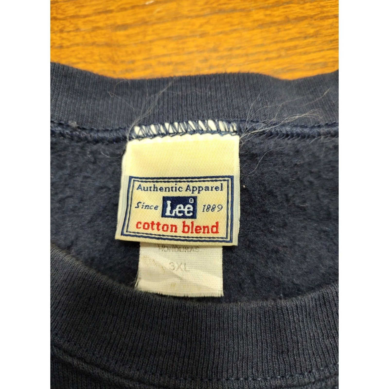 Lee VINTAGE JESUS Sweatshirt Lee 3XL 2002 Christian Blue Crewneck Mens Size US XXL / EU 58 / 5 - 5 Thumbnail