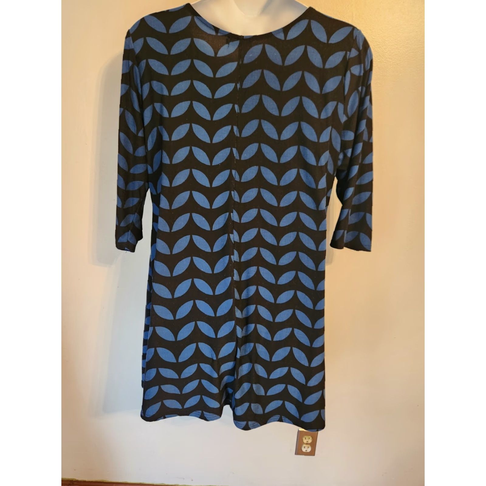 Vintage Reborn Collection Jersey Geometric Print Empire Waist Mini Dress XL Size XL / US 12-14 / IT 48-50 - 6 Thumbnail