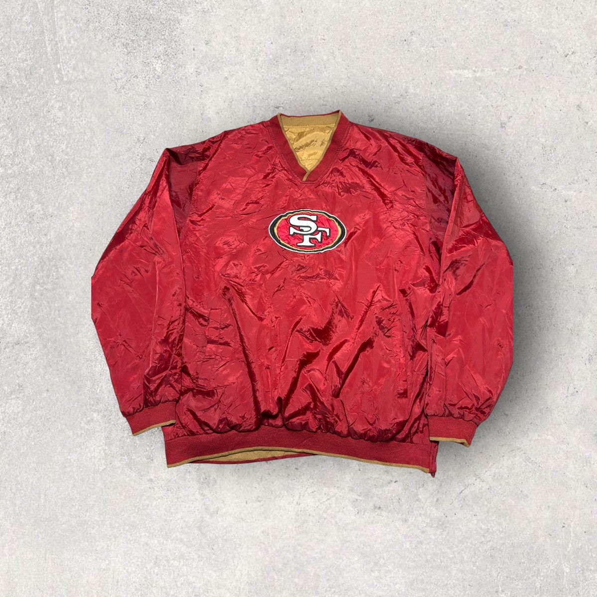 Vintage San Francisco 49ers reversible windbreaker