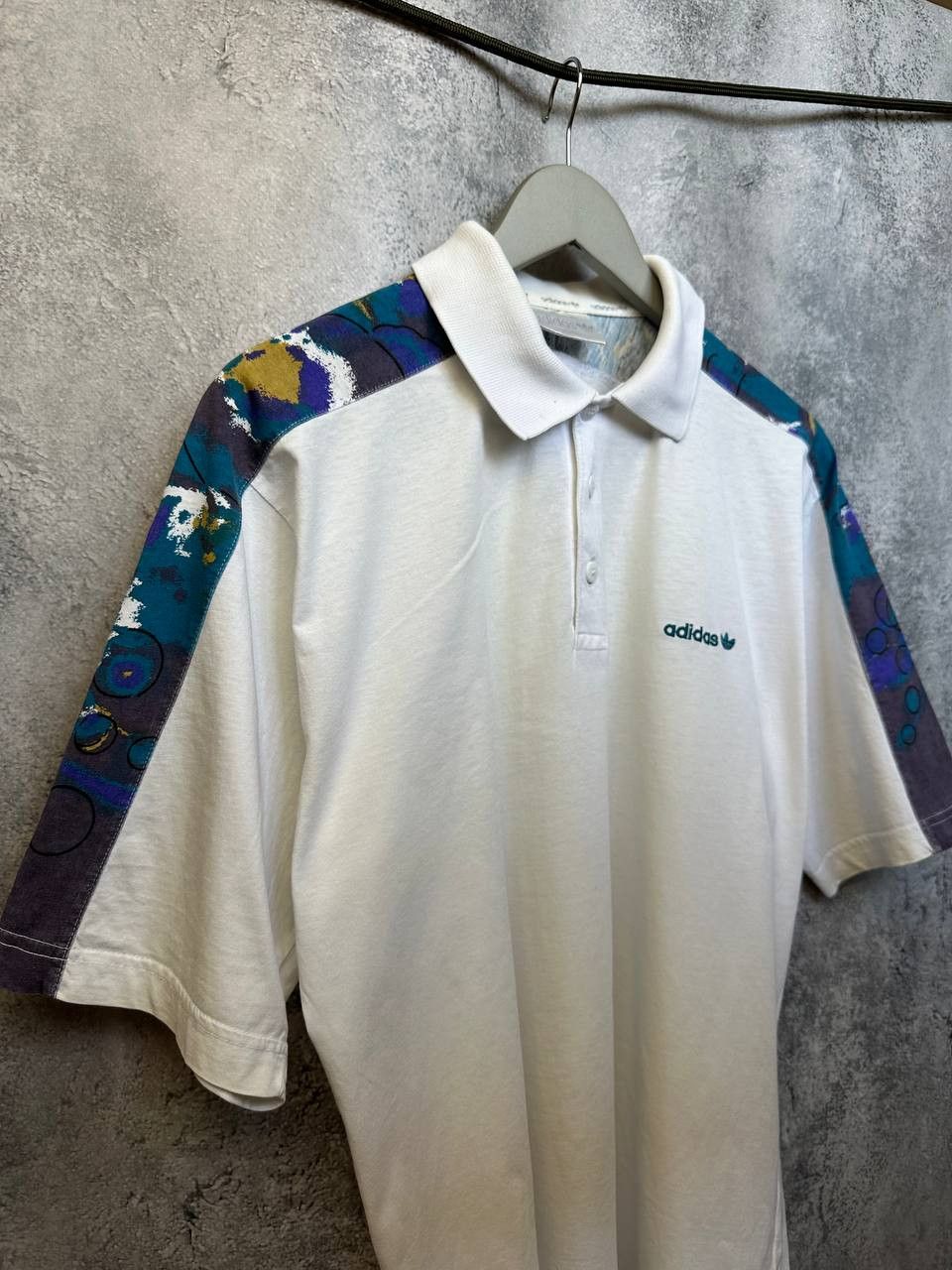 Adidas Adidas Originals Polo Shirt Stefan Edber VTG 80s Abstract Size US M / EU 48-50 / 2 - 4 Thumbnail