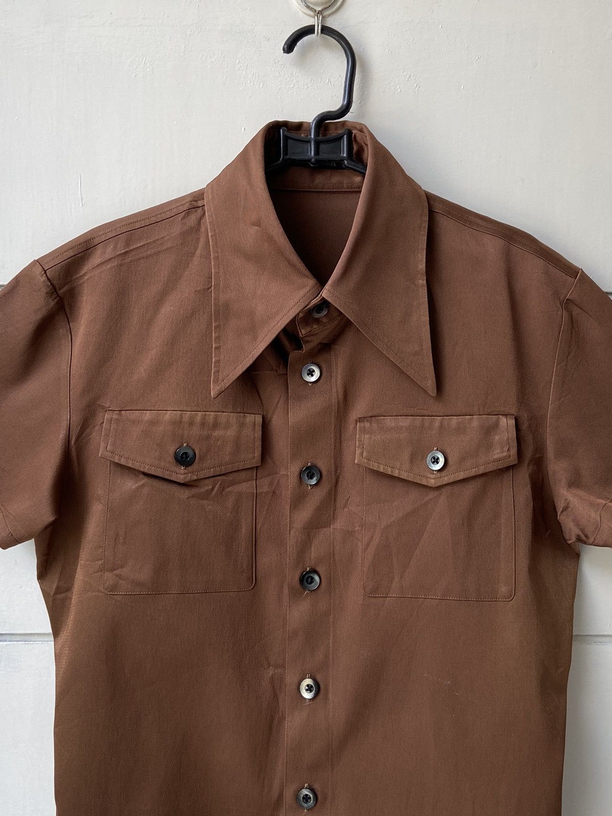 5351 POUR LES HOMMES 5351 Pour Les Hommes Brown Shirt Size US S / EU 44-46 / 1 - 3 Thumbnail