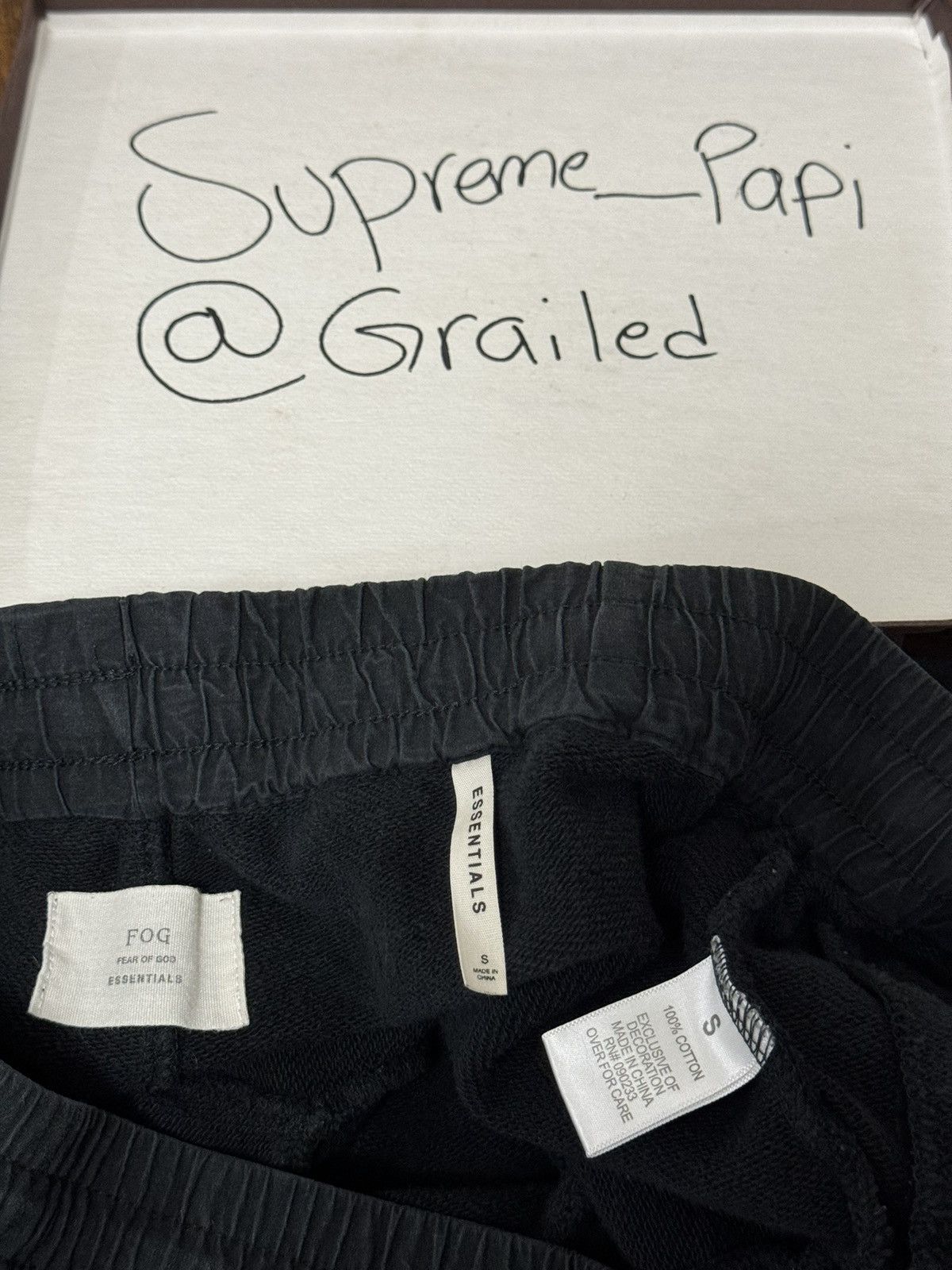 Fear of God 🔥OG Fear of God Essentials Drawstring Shorts Black SZ Small Size US 32 / EU 48 - 7 Thumbnail