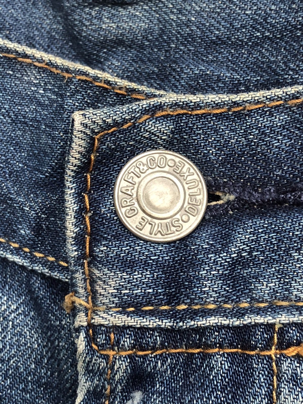 Evisu Evisu Back Pocket Diacock Logo Jeans Size US 29 - 7 Thumbnail