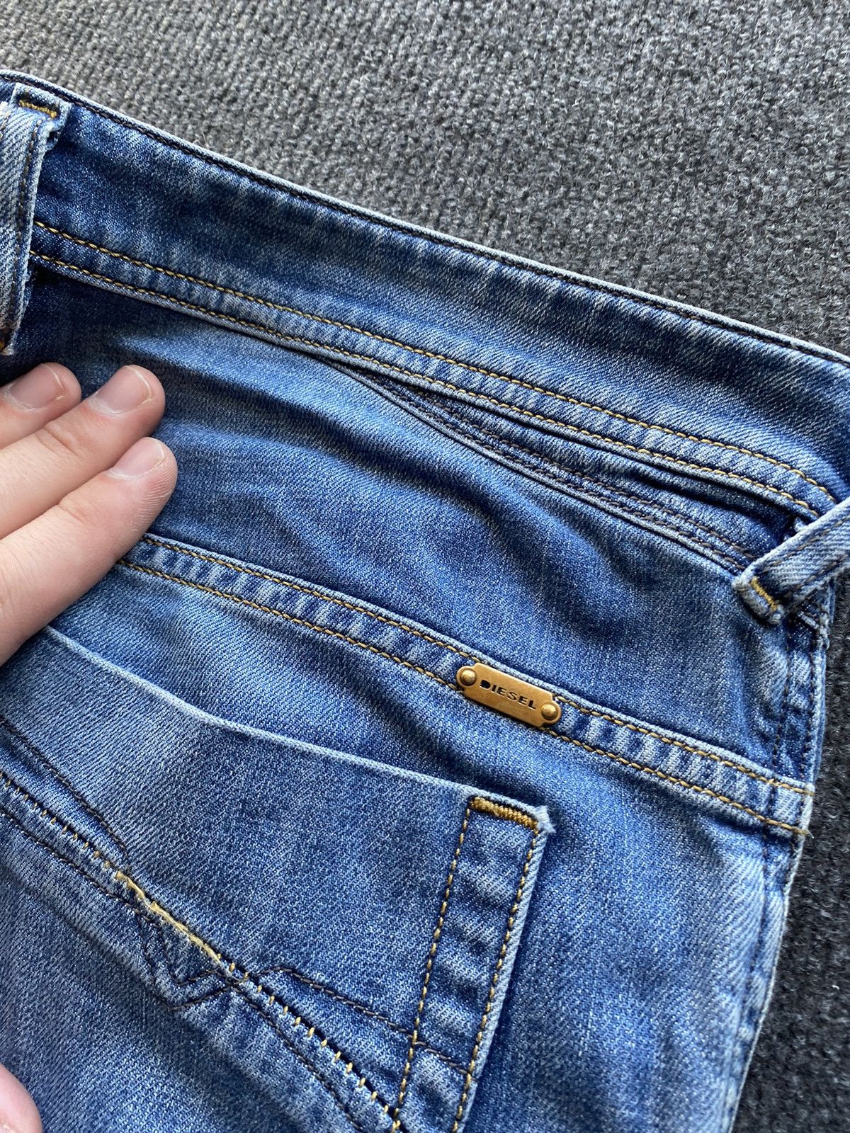 Diesel 🔥Diesel Opium Punk Iakop Regular Slim Tapered Jeans gothic Size US 34 / EU 50 - 21 Thumbnail