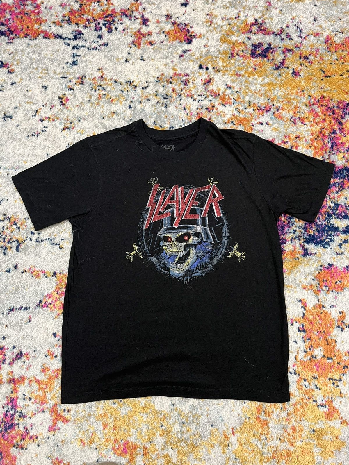 Vintage Slayer shirt Medium Size US M / EU 48-50 / 2 - 2 Thumbnail