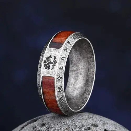Vintage Nordic Viking Tree Of life Rings Size ONE SIZE - 2 Thumbnail