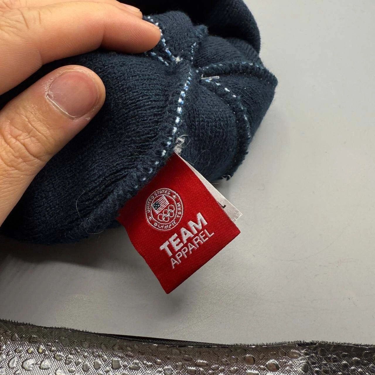 Other Team USA Hat Men Olympic Team Apparel Cuffed Beanie Pom Pom Size ONE SIZE - 3 Thumbnail
