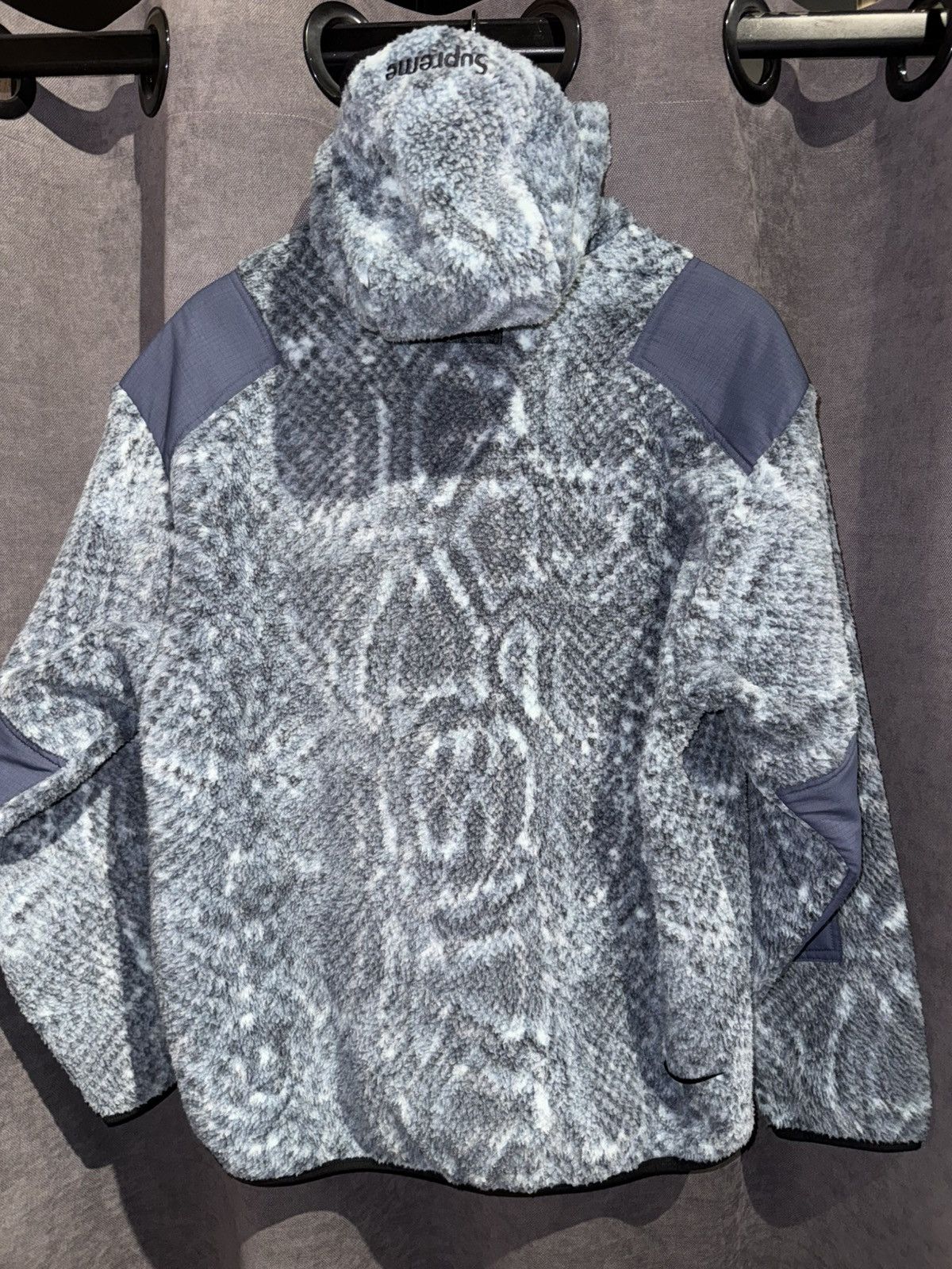 Nike ACG × Supreme Nike ACG Supreme Fleece Pullover Snakeskin Pattern Size US S / EU 44-46 / 1 - 18 Thumbnail