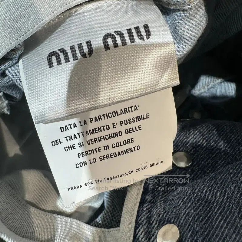 Miu Miu Miu Miu Light Blue Cotton Jeans for Women . Size 27" / US 4 / IT 40 - 7 Thumbnail