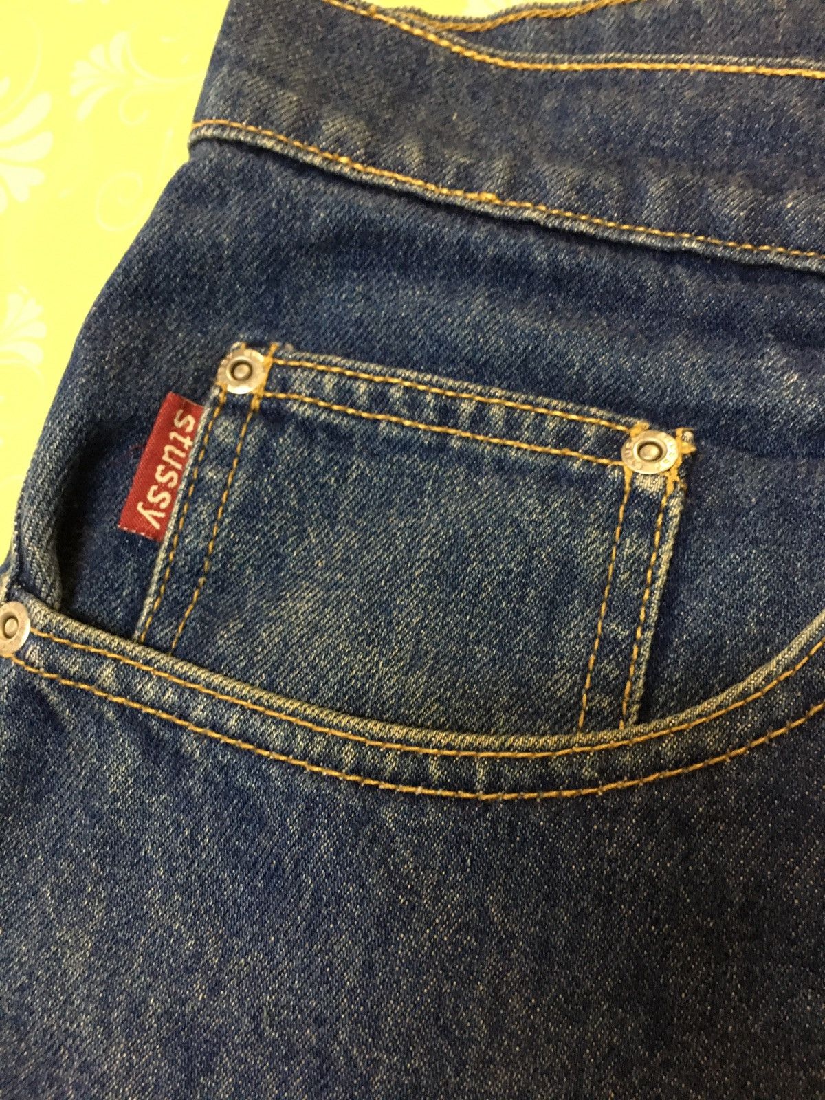 Stussy × Vintage Stussy baggy Size US 34 / EU 50 - 12 Thumbnail