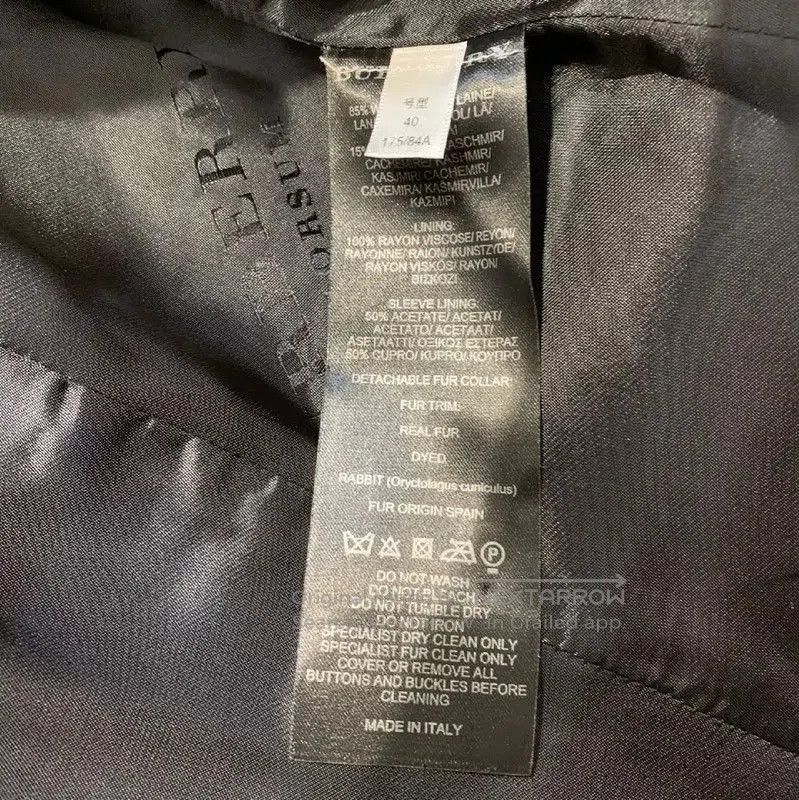 Burberry Burberry Black Cashmere Women's Coat XXL. Size XL / US 12-14 / IT 48-50 - 6 Thumbnail