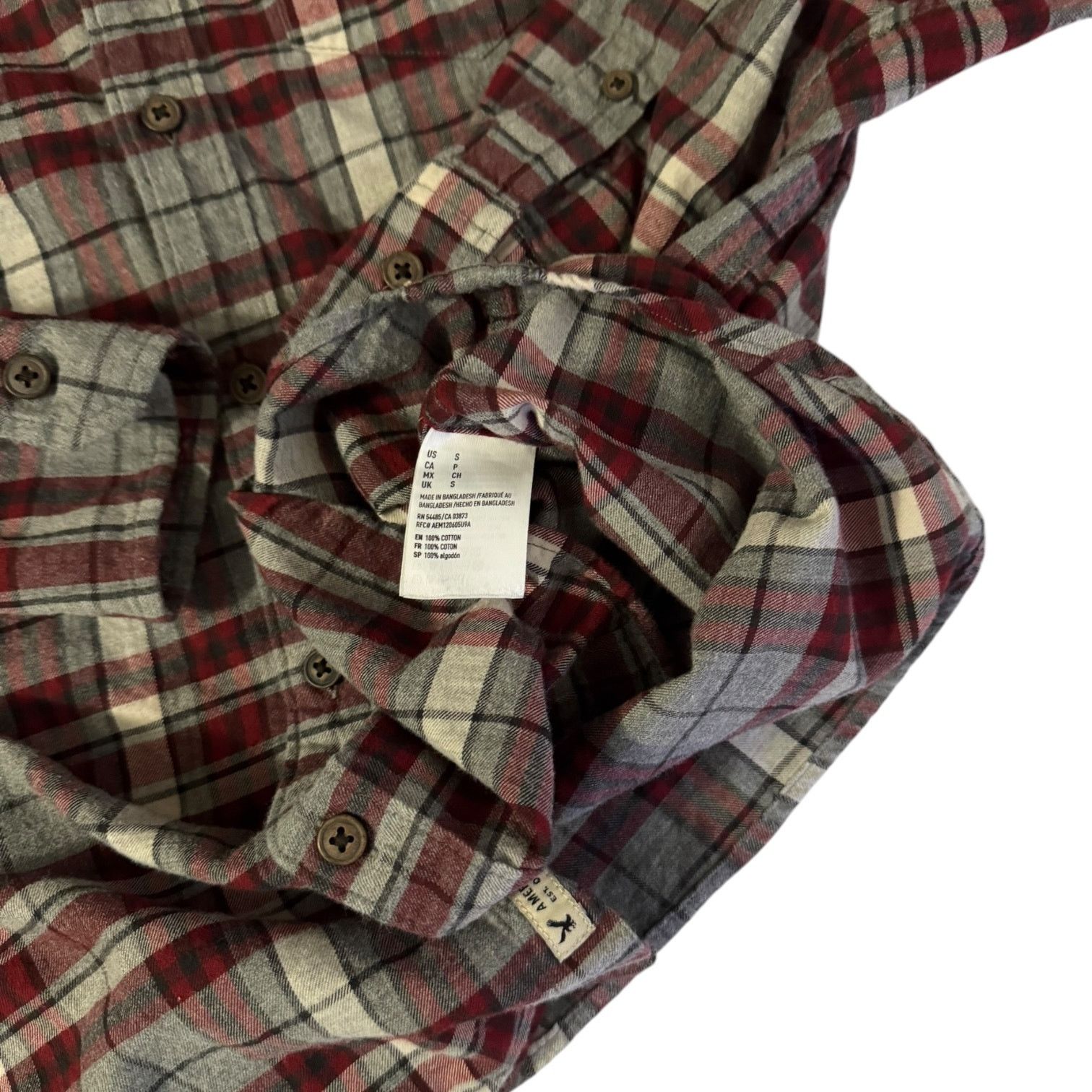 American Eagle Outfitters American Eagle Seriously Soft Flannel Button Down Small Size US S / EU 44-46 / 1 - 3 Thumbnail