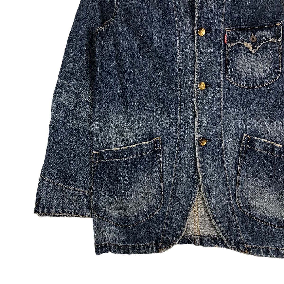 Levi's 🔥Vintage Chore Biker Denim Jacket Levi’s Big Pocket Size US M / EU 48-50 / 2 - 4 Thumbnail