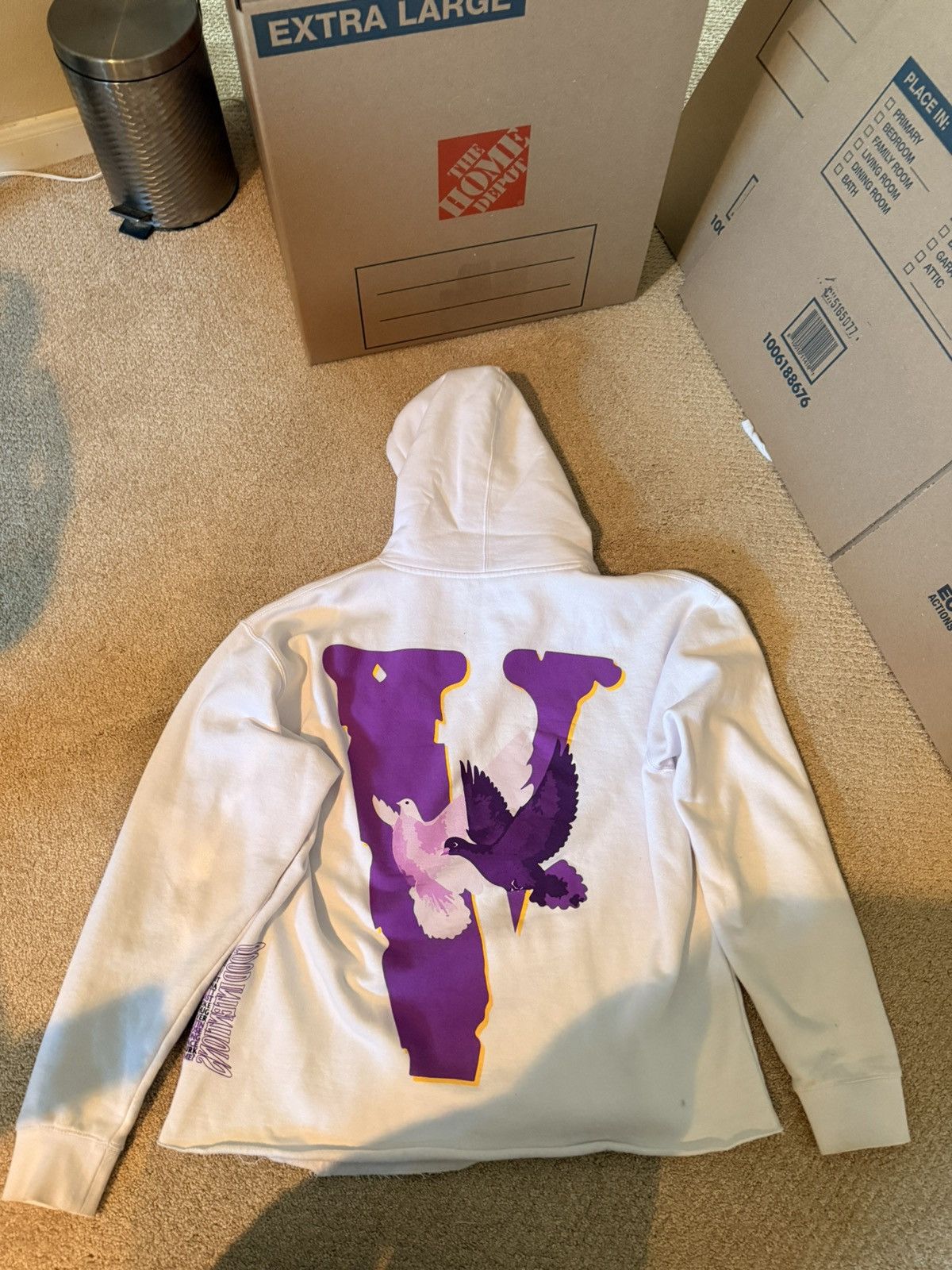 Vlone Vlone Nav Hoodie Size US XL / EU 56 / 4 - 2 Thumbnail