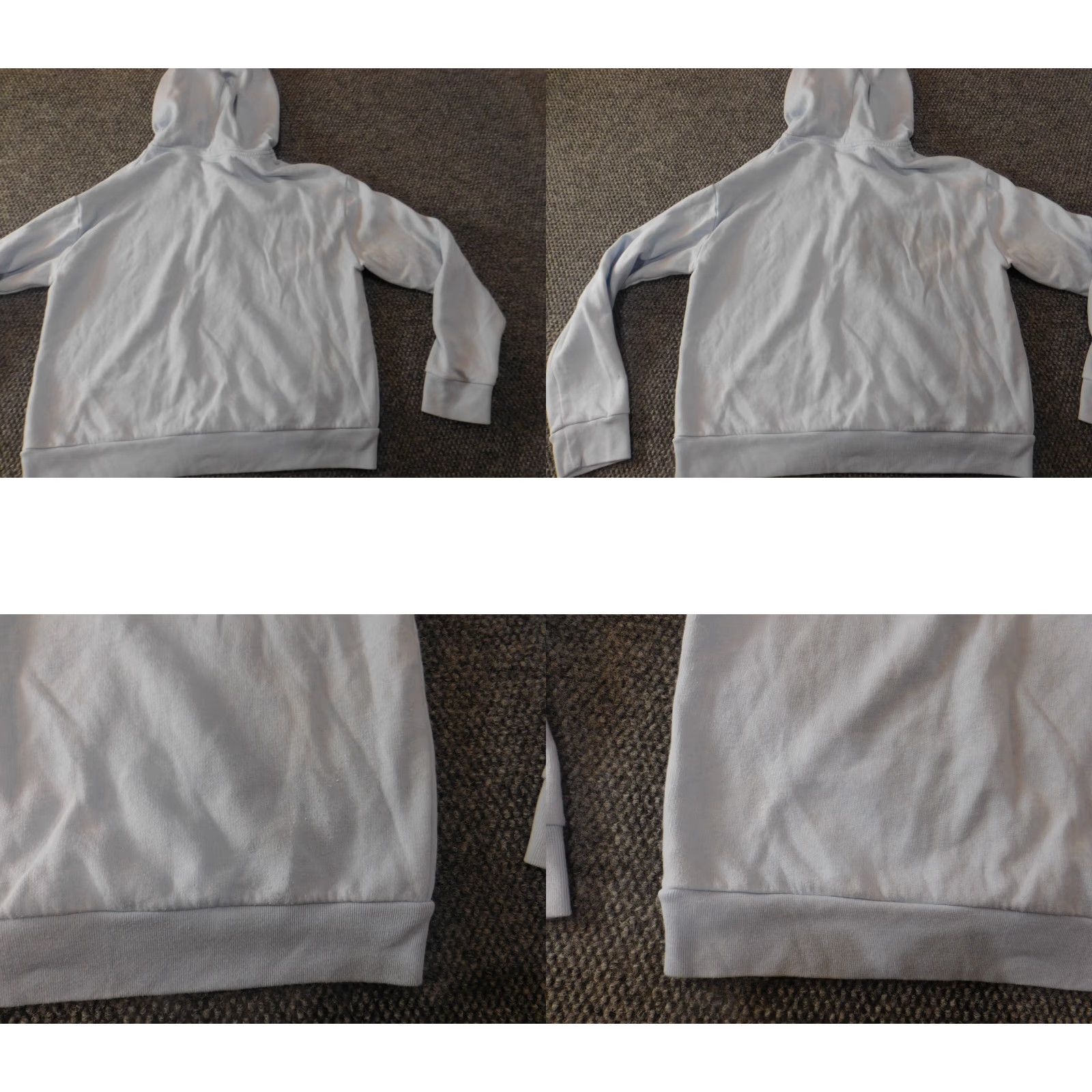Pinko Victoria's Secret PINK Hoodie Womens Small Blue Zip Logo Classic Pullover Activewear Pockets Regular Size Size S / US 4 / IT 40 - 8 Thumbnail