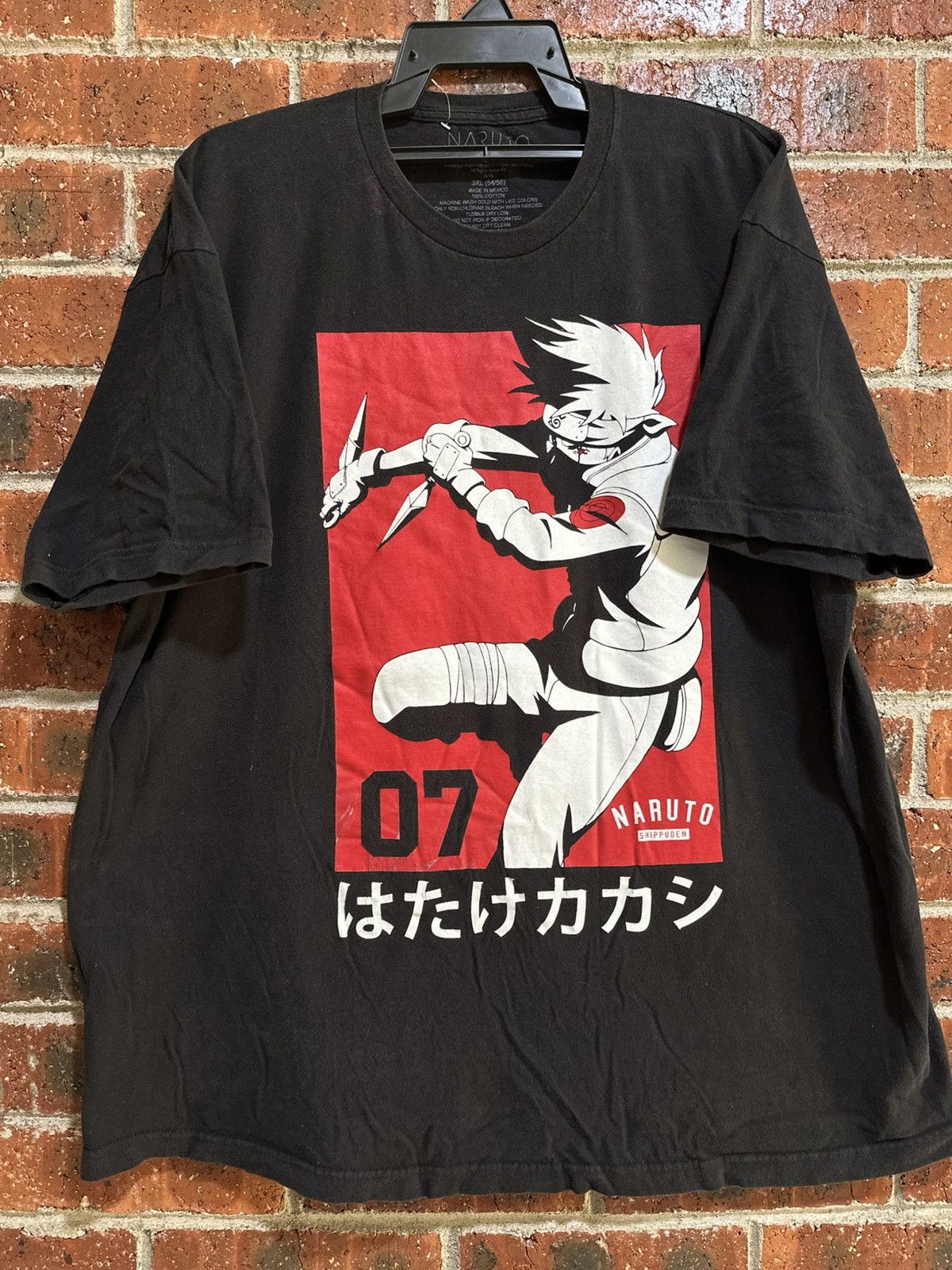 Anime Vintage Naruto Shippuden Faded Oversize Tee Size US XXL / EU 58 / 5 - 1 Thumbnail