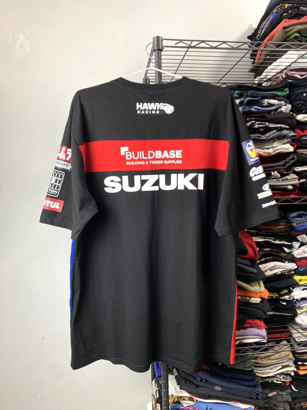 Honda Rare! 2000’s Vintage Suzuki Racing T Shirt Honda Yamaha BMW Size US XL / EU 56 / 4 - 2 Thumbnail